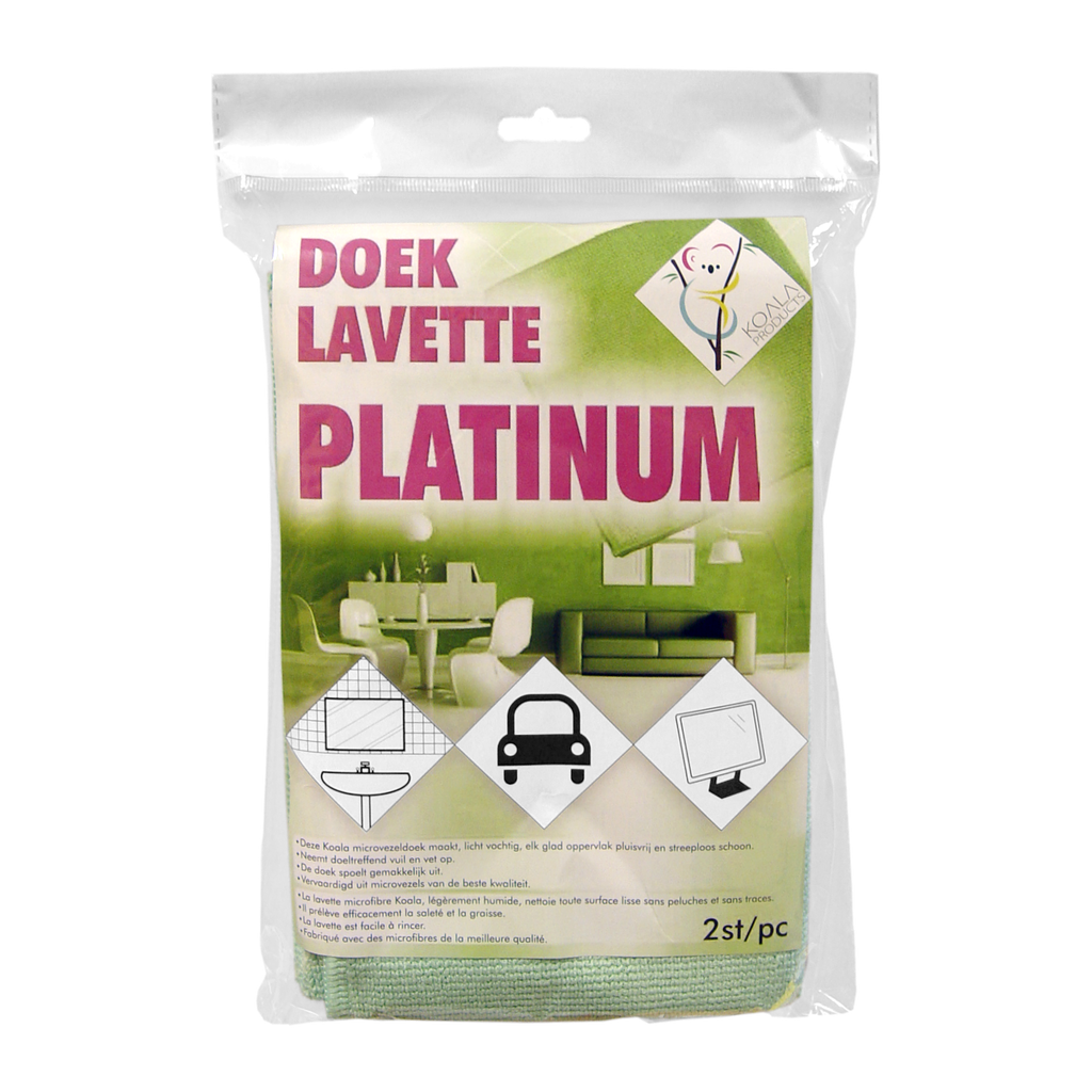 Koala Platinum Microfibre Cloth ±52gr 10x2p