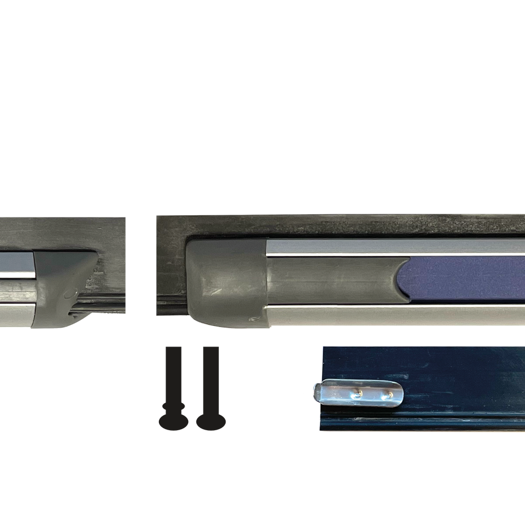 SPC Alu Rail + Rubber met Veiligheidsdop