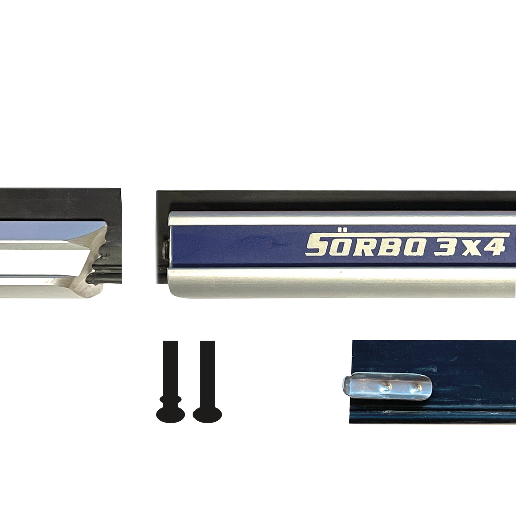 SPC Alu Rail+Caoutch.sans Bouchon Sécurité