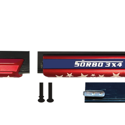 [6113SC1285] SPC Rail + Rubber USA Flag 45 cm