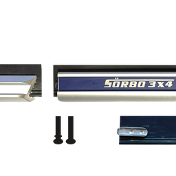 [S1261] SPC Alu Rail + Rubber zonder Veiligheidsdop