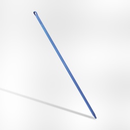 [016822] Versterkte Hygiënische Steel PP 140cm Ø32mm Blauw